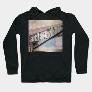 French painted advertisement Hoodie